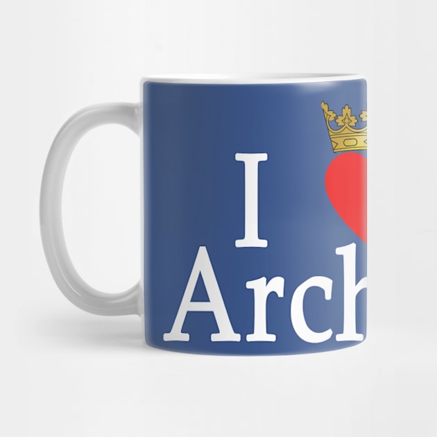 I LOVE ARCHIE Crown and Heart by Scarebaby